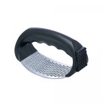 Espremedor de Alho Aço Inox Preto 11 cm Lyor 