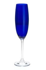 Taça Unitária Champanhe Cristal Colibri Cobalto 220ml Bohemia