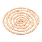 Jogo 4 Porta-Copos Fibra Natural Palm 10 cm Lyor