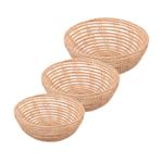 Jogo 3 Cestas Redondas Fibra Natural Palm Lyor