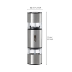 Moedor Pimenta/Sal Inox 11 cm Duomill Pure AdHoc