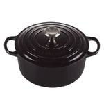 Panela Redonda 24 cm Signature Black Onyx Le Creuset