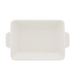 Refratário Porcelana com Alça Basic Branco 34x20,5 cm Lyor