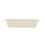 Refratário Porcelana com Alça Basic Branco 34x20,5 cm Lyor