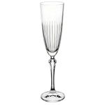 Taça Unitária Champanhe Elizabeth Lapidada Cristal 200 ml Bohemia