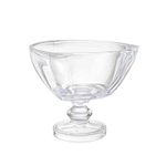 Centro de Mesa com Pé 24x21 cm Vena Adely Cristal