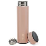 Garrafa Térmica Aço Inox Rosê 500 ml Termômetro em Led Wolff