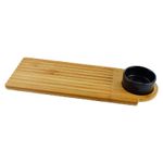 Petisqueira em Bambu com Molheira 33 cm Dynasty