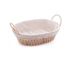 Cesta Oval em Papel com Forro em Tecido 29x12 cm Wolff