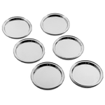 Jogo 6 Porta Copos Lecco Inox sem Caixa Riva