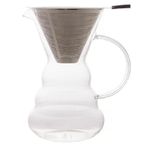 Cafeteira Vidro Borossilicato com Filtro em Inox 500 ml Lyor