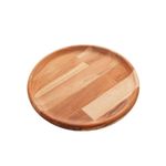 Prato de Sobremesa Madeira Teca 20 cm Woodart
