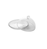 Queijeira Cristal de Chumbo Pearl 20x12 cm Wolff