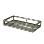 Bandeja Aço Inox com Espelho 30 cm Royal Decor