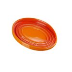 Descanso Oval para Colher Laranja Le Creuset