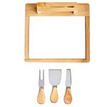 Conjunto Tábua + 4 Peças para Queijo com Cabo de Bambu Lyor