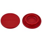 Set 2 Tampas de Silicone para Moedores Vermelho Le Creuset