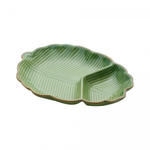 Petisqueira de Cerâmica Banana Leaf Verde 26,5x20x4 cm Lyor
