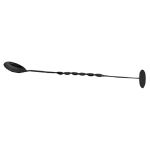 Colher Bailarina com Disco Macerador Inox 28 cm Preto Dynasty