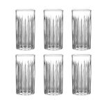Jogo 6 Copos Altos Soho Cristal 350 ml L'Hermitage