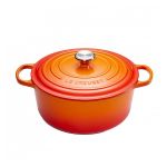Panela Redonda 24 cm Signature Laranja Le Creuset