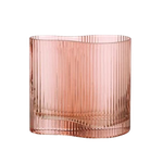 Vaso Rosa em Vidro 17,5 cm Mart