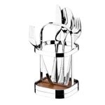 Suporte para Utensílios e Talheres com Madeira Future