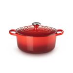 Panela Redonda 24 cm Signature Vermelho Le Creuset