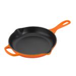 Skillet Redonda 23 cm Laranja com Alça Signature Le Creuset
