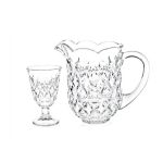 Conjunto Jarra com 6 Taças Cristal Lile Lyor