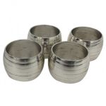 Conjunto 4 Argolas para Guardanapo em Metal