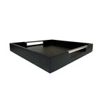 Bandeja Quadrada Preta para Servir 40 cm Tramontina