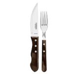 Conjunto Churrasco Inox 12 Peças Polywood Jumbo Tramontina