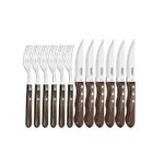Conjunto Churrasco Inox 12 Peças Polywood Jumbo Tramontina