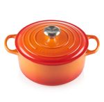 Panela Redonda 34 cm Signature Laranja  Le Creuset
