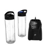 Blender Preto  com 2 Jarras To Go  220V Oster
