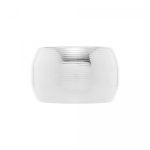 Jogo 4 Argolas de Guardanapo Circle Prata 4,5cm Lyor