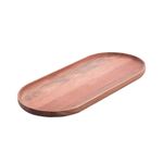 Travessa Madeira Jatobá Oval 40x18 cm Wolff
