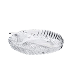 Travessa Cristal de Chumbo Leaf 20,5x17x2,5 cm Lyor