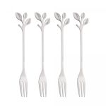 Jogo 4 Garfos para Aperitivos Inox Leaves Wolff