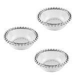 Jogo 3 Bowls Cristal Pearl 14 cm Wolff
