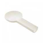 Descanso para Talher de Porcelana Branco  24 x 11 cm  Lyor