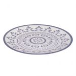 Prato Raso Porto 25cm Azul Cerâmica  Wolff