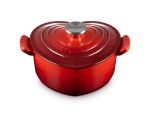 Panela Coração Tradition Pegador Inox Vermelho Le Creuset