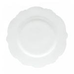 Conjunto 6 Pratos Rasos de Porcelana Maldivas Branco Wolff
