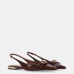 Slingback Luz da Lua Murano Trufa - 80240041