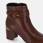 Bota Luz da Lua Cano Curto Atacama Trufa - 80740010