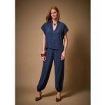 Calça Mob Detalhada Chiffon