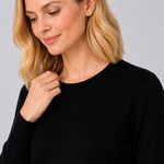 Blusa Feminina Tricot Básica Manga Longa 