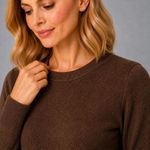 Blusa Feminina Tricot Básica Manga Longa 